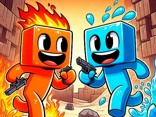 Fire and Water Blockman_img